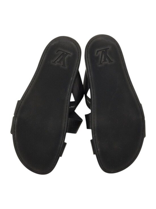 Louis Vuitton Pioneer Line Sandals 7 Black Leather main image 8